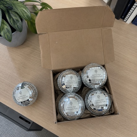Custom printed disco balls in bulk