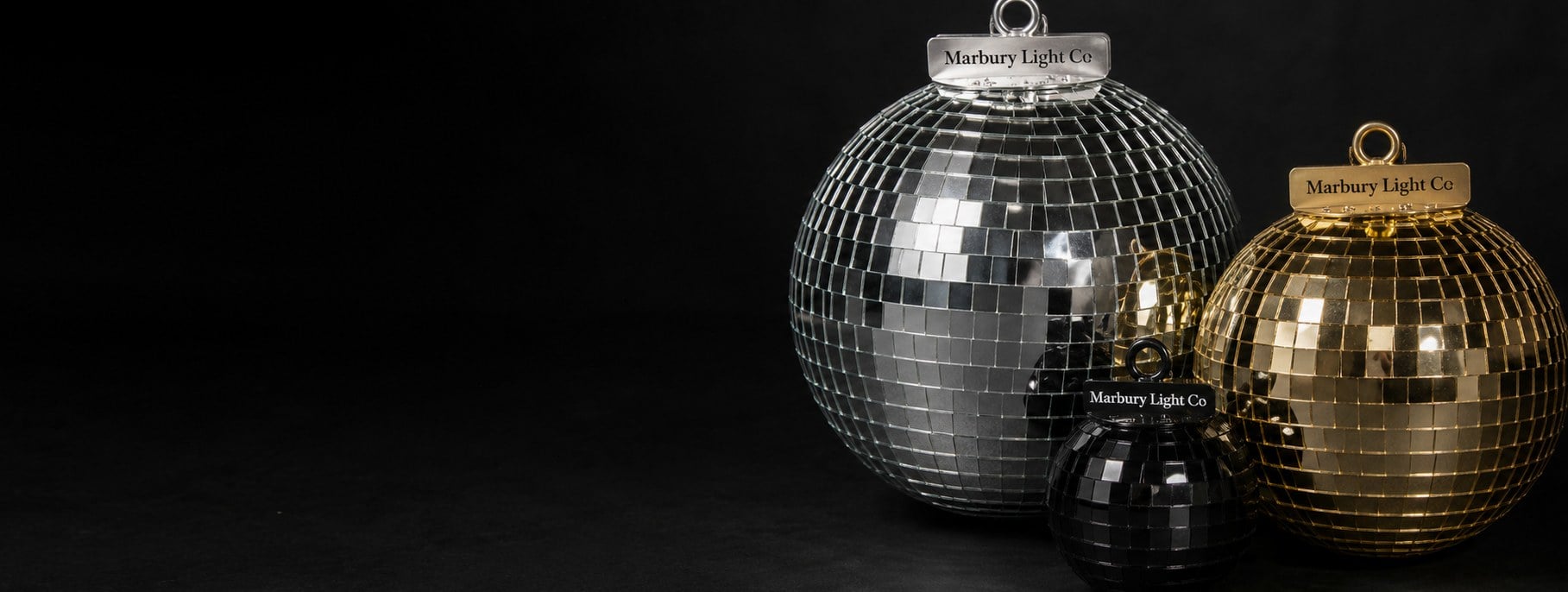 Custom printed disco balls with logo