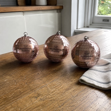 Disco balls with logo printing
