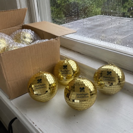 Logo Mirror Balls